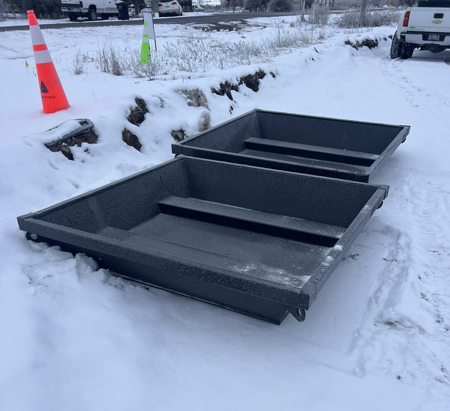 Concrete Washout Rental in Utah Dumps Easy Washout Pans