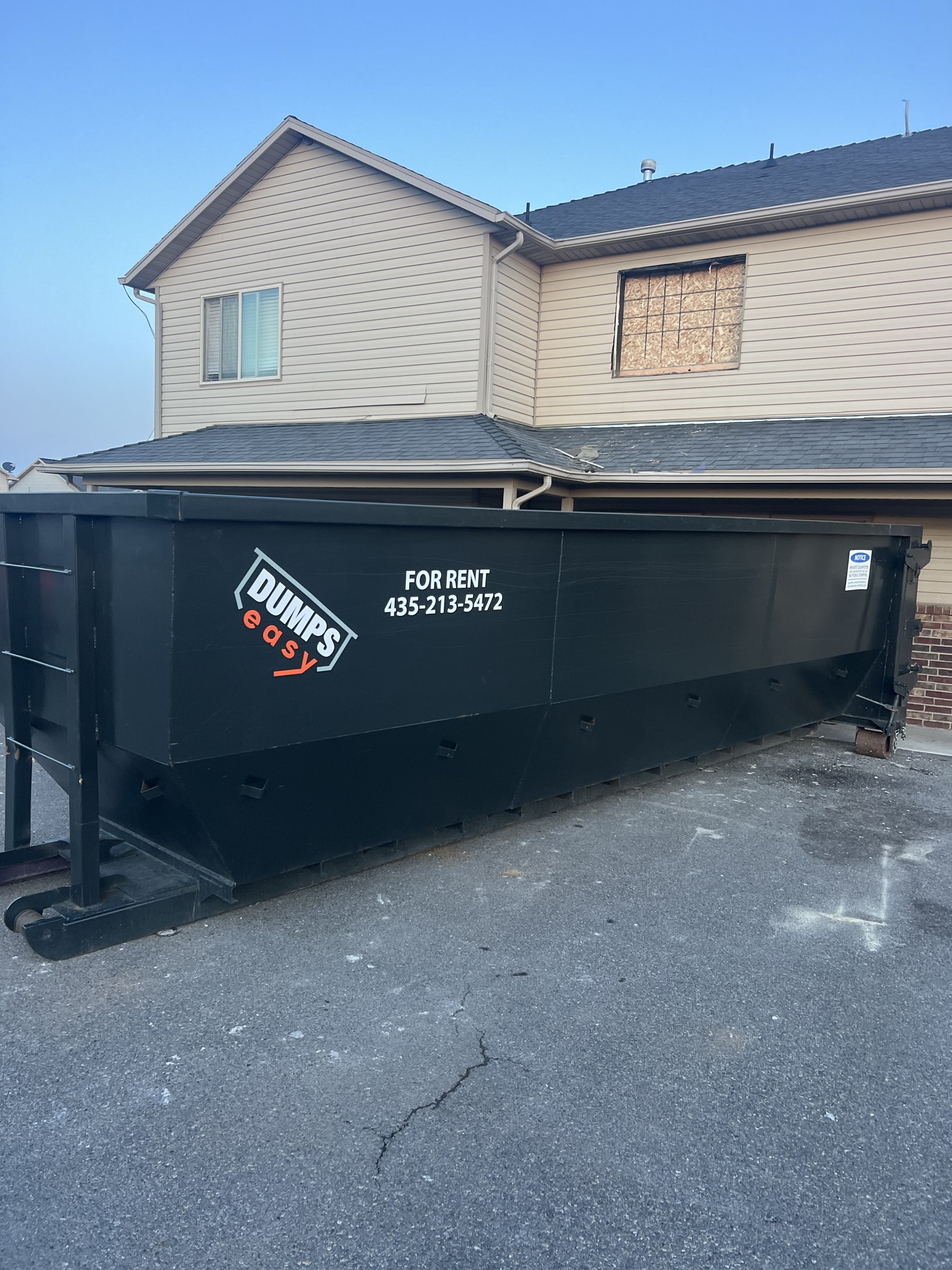 dumpster rental utah company