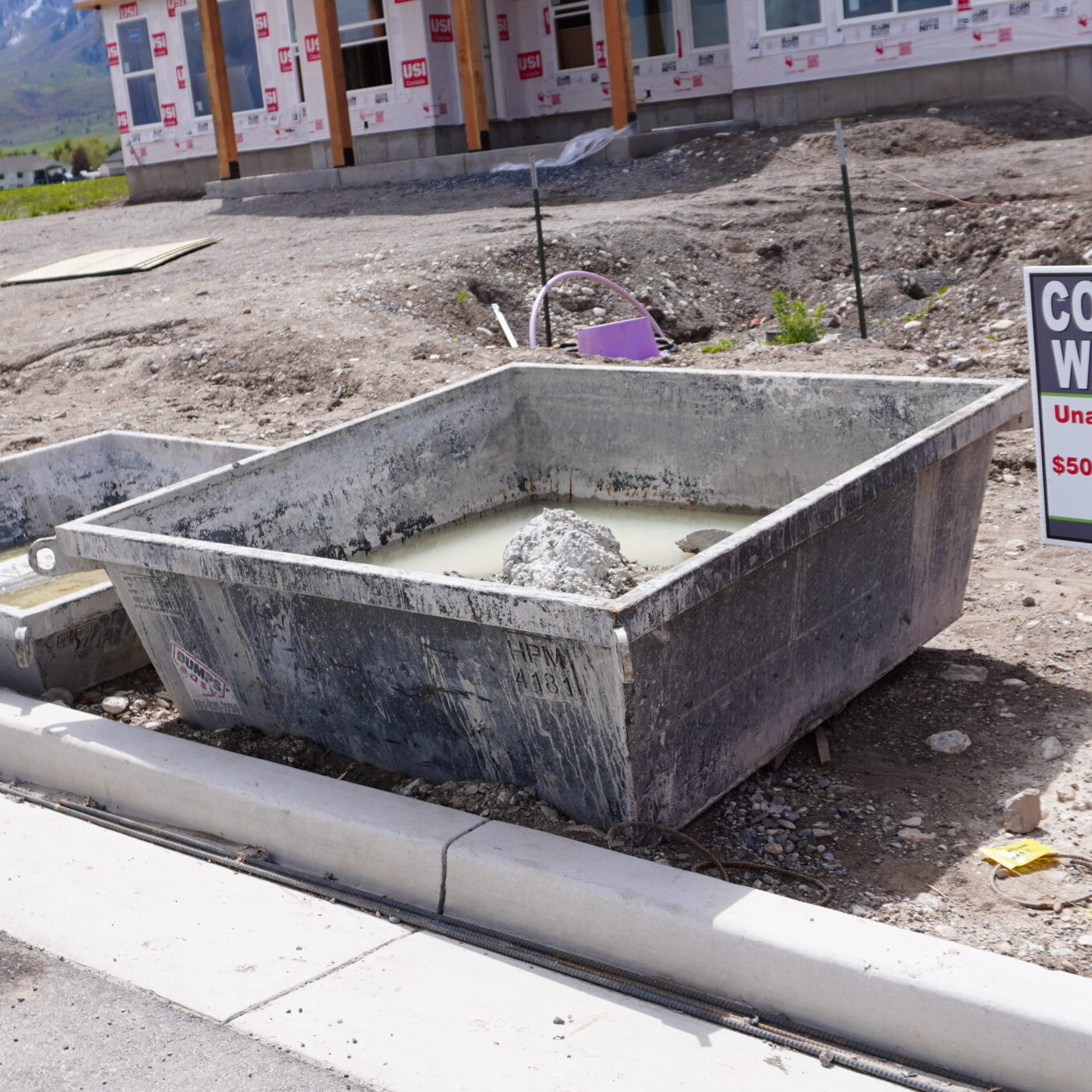 Concrete Washout Rental in Utah